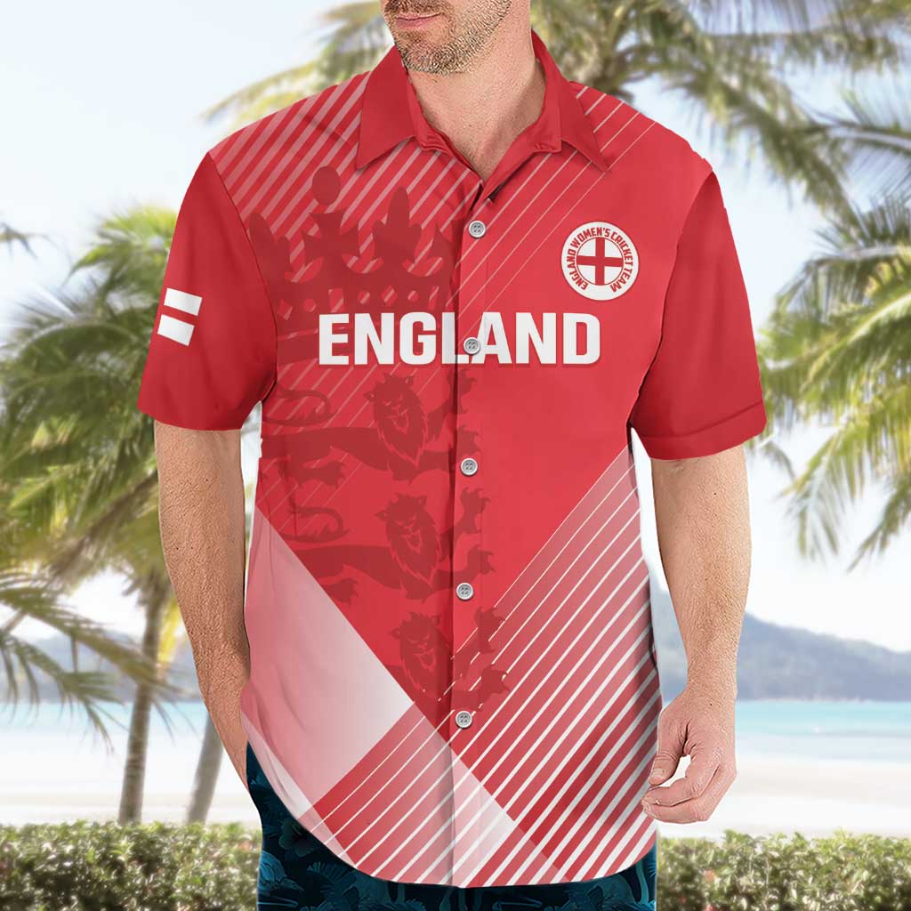 Custom England Cricket Hawaiian Shirt Go Champions Sporty Style - Vibe Hoodie Shop