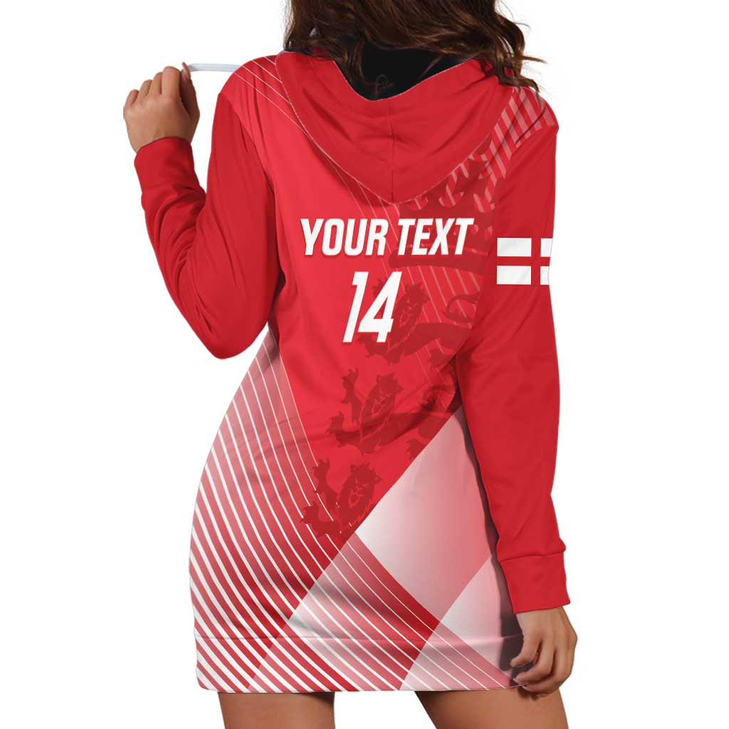 Custom England Cricket Hoodie Dress Go Champions Sporty Style - Vibe Hoodie Shop