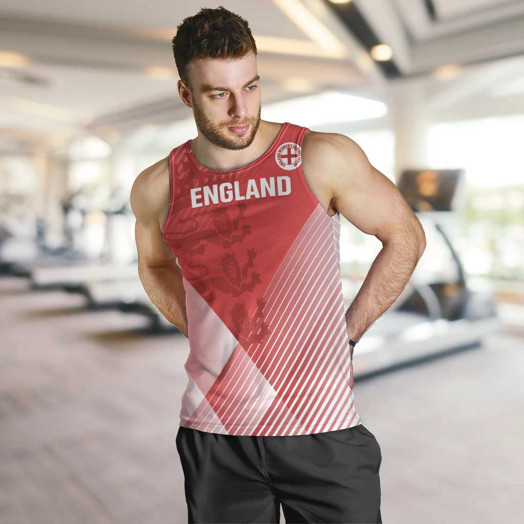 Custom England Cricket Men Tank Top Go Champions Sporty Style - Vibe Hoodie Shop