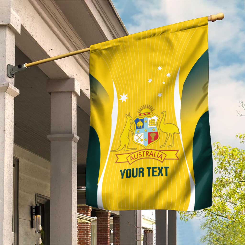 Custom Australia Cricket Garden Flag Go Champions Aussie - Vibe Hoodie Shop