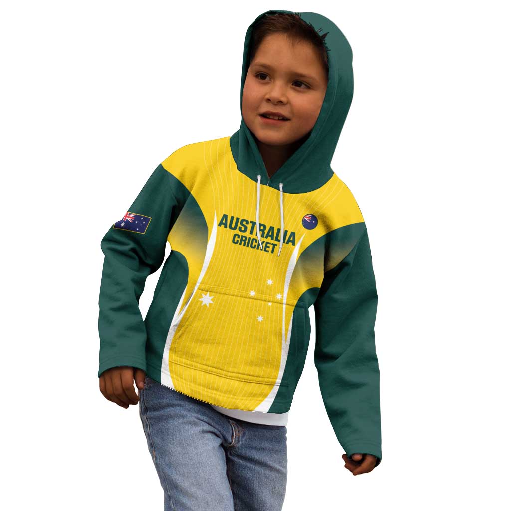 Custom Australia Cricket Kid Hoodie Go Champions Aussie - Vibe Hoodie Shop