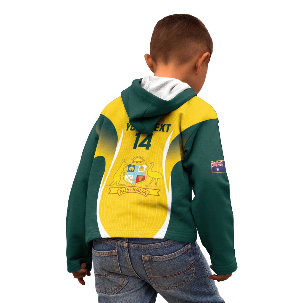 Custom Australia Cricket Kid Hoodie Go Champions Aussie - Vibe Hoodie Shop