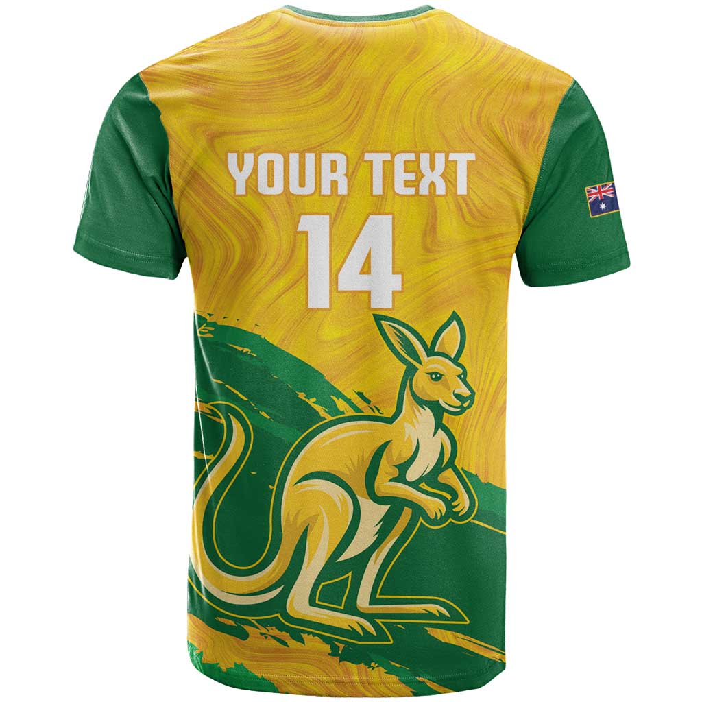 Custom Australia Soccer T Shirt 2025 Go Matildas Marble Grunge Style - Vibe Hoodie Shop