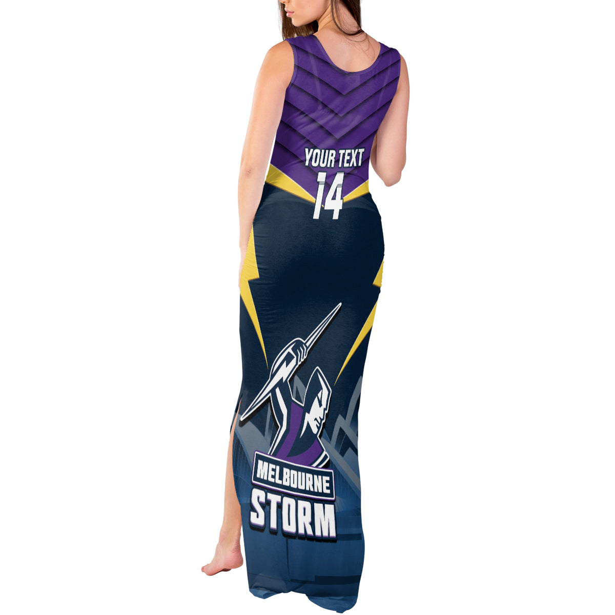 Custom Australia Day Storm Tank Maxi Dress NRL 2024 Sydney Opera House With Map