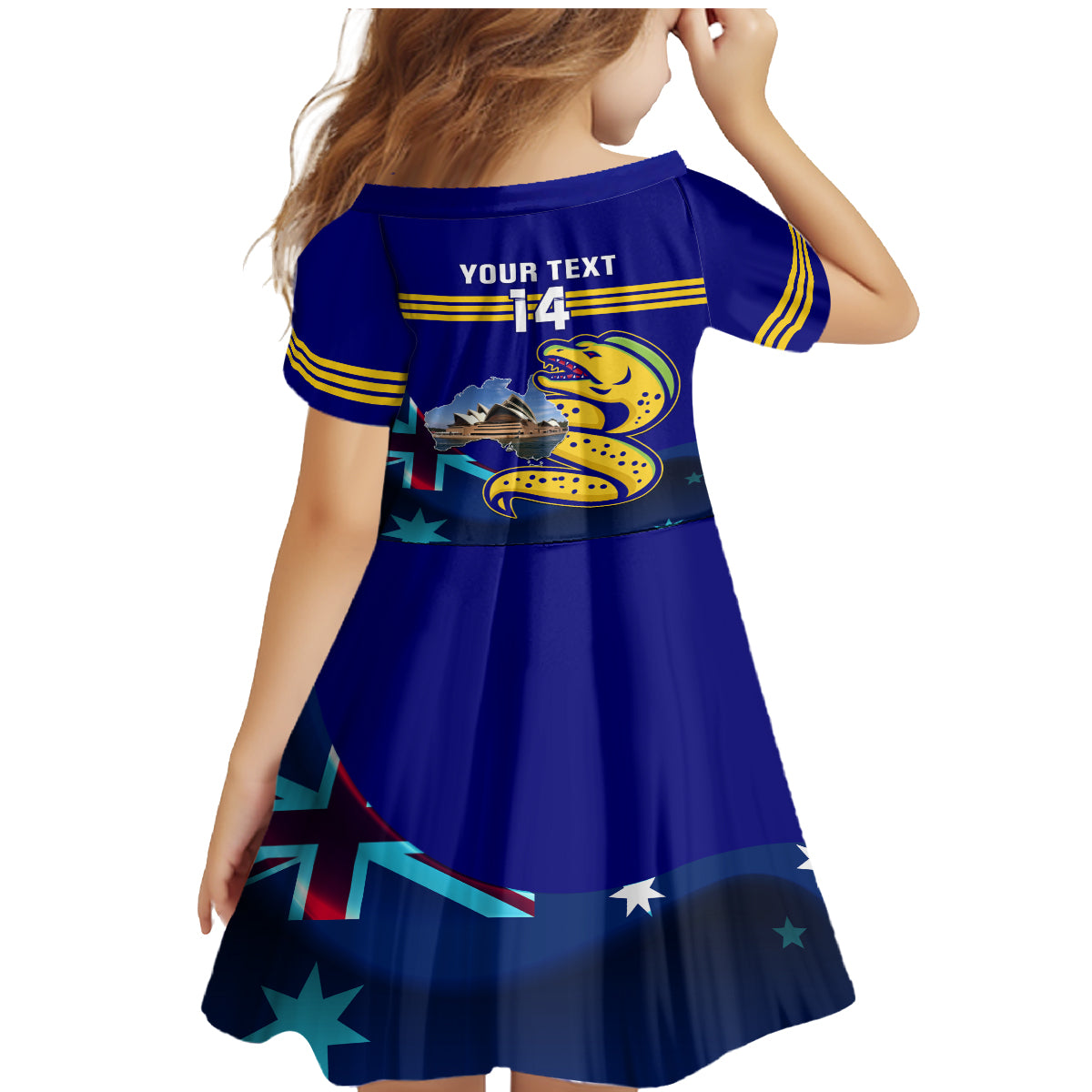 Custom Australia Day Eels Family Matching Mermaid Dress and Hawaiian Shirt NRL 2024 Sydney Opera House With Map