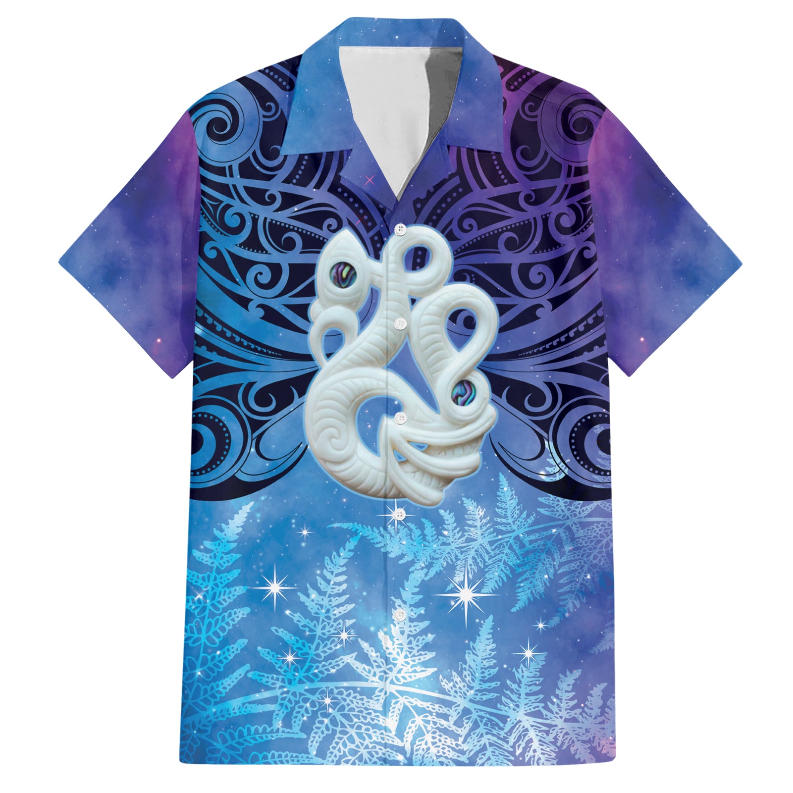 New Zealand Matariki Hawaiian Shirt Aotearoa Maori New Year Manaia Galaxy Vibes - Vibe Hoodie Shop