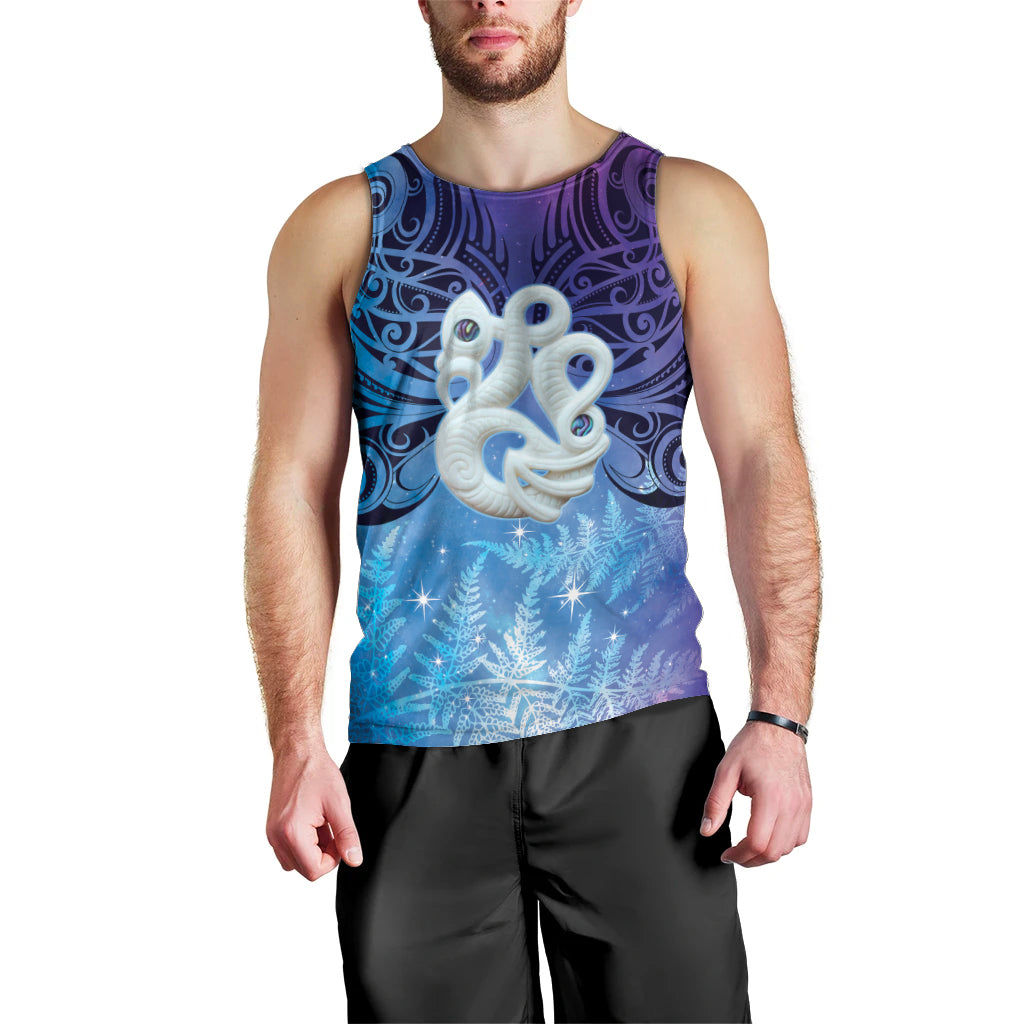 New Zealand Matariki Men Tank Top Aotearoa Maori New Year Manaia Galaxy Vibes - Vibe Hoodie Shop