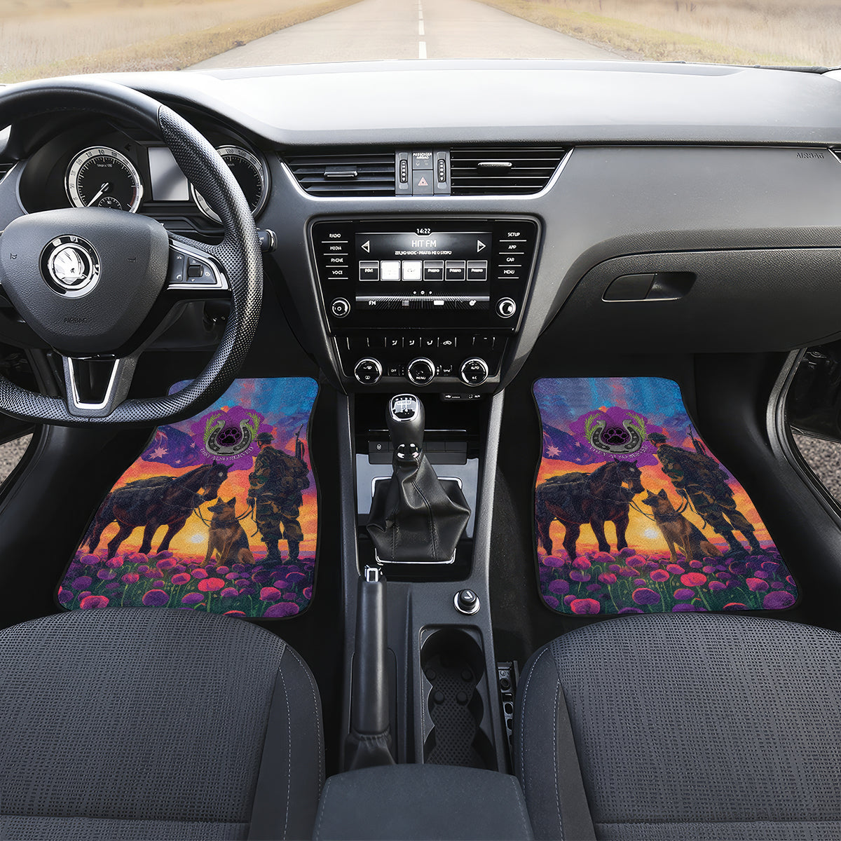 Australia Animals ANZAC Car Mats Dog And Horse Heroes Also Served