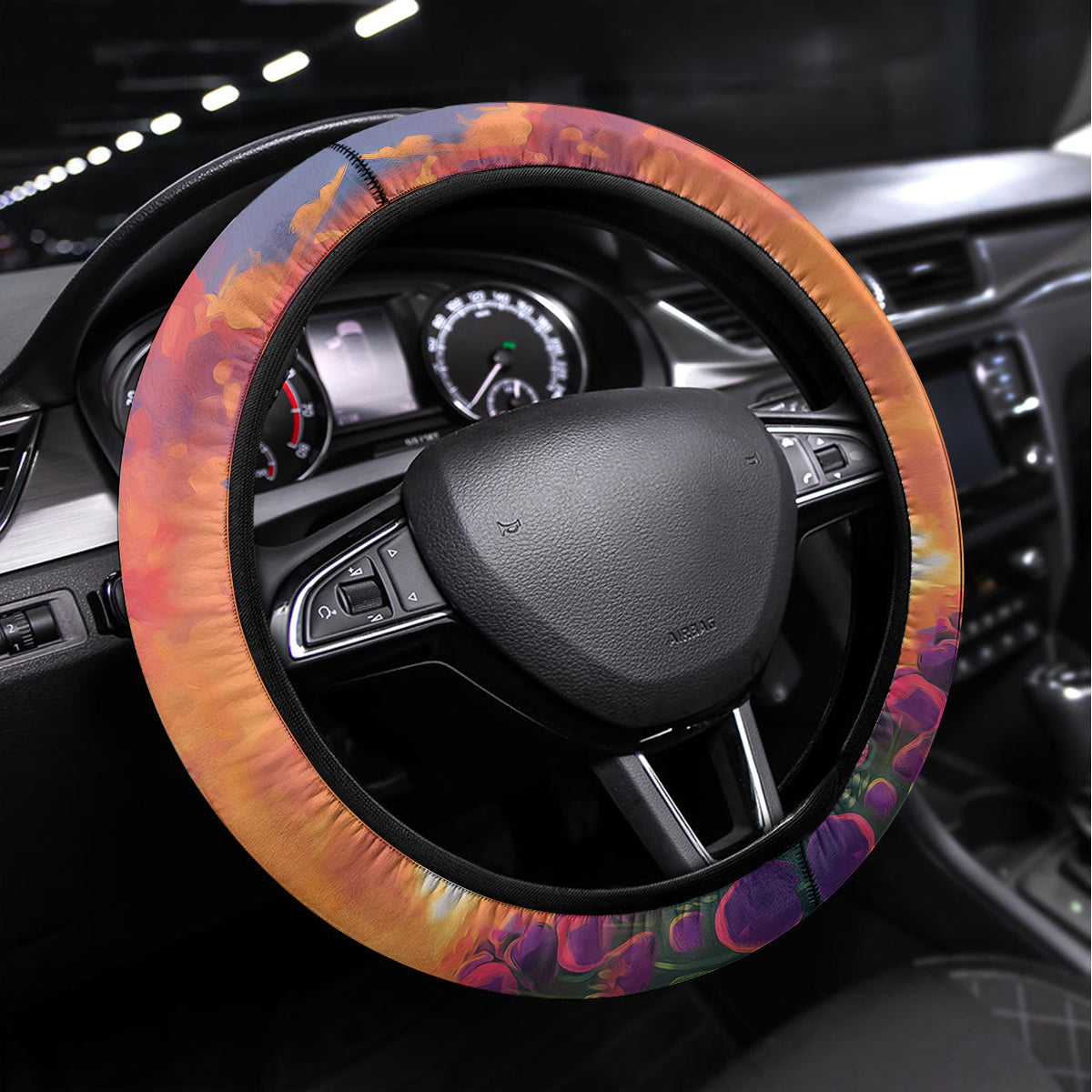 Australia Animals ANZAC Steering Wheel Cover Dog And Horse Heroes Also Served