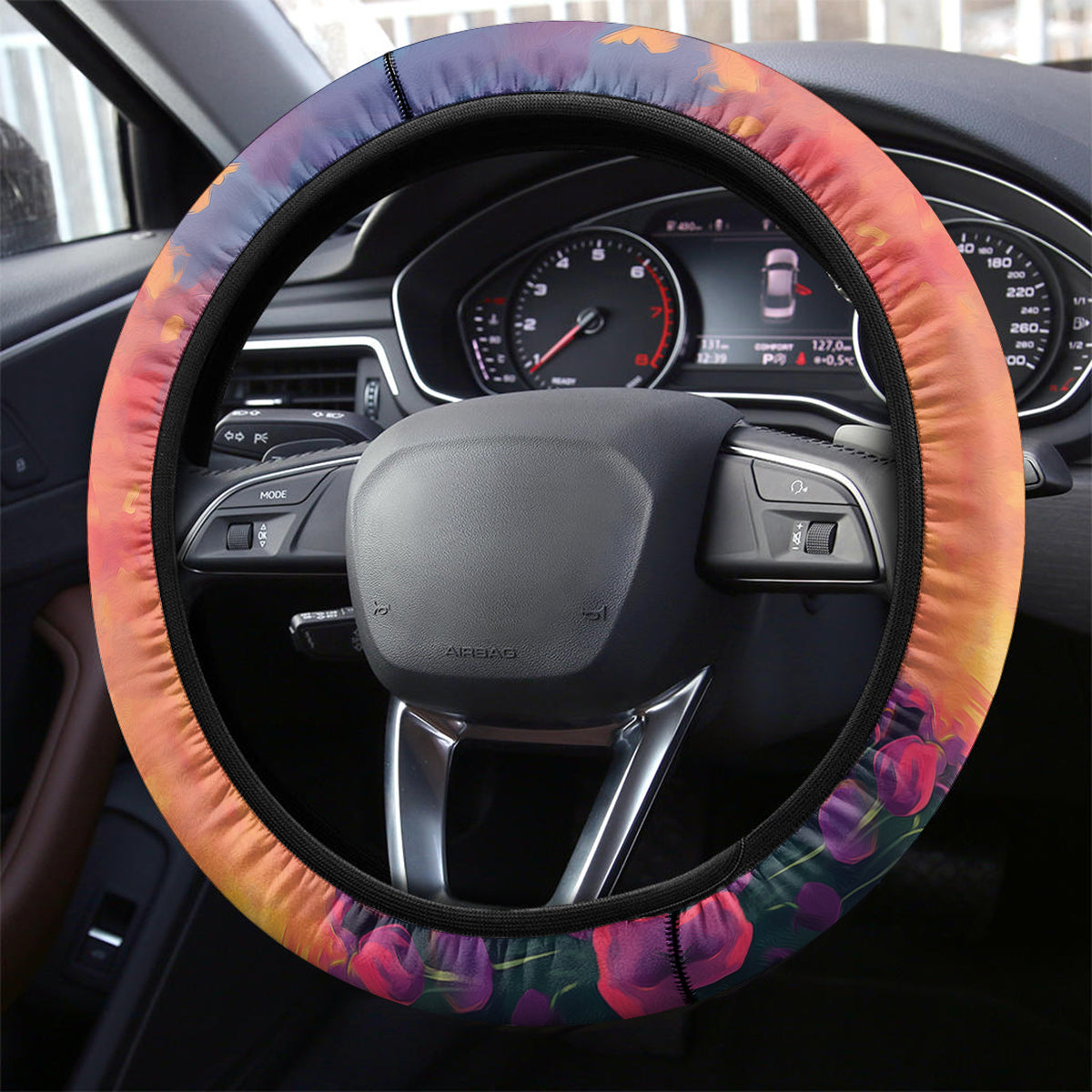 Australia Animals ANZAC Steering Wheel Cover Dog And Horse Heroes Also Served