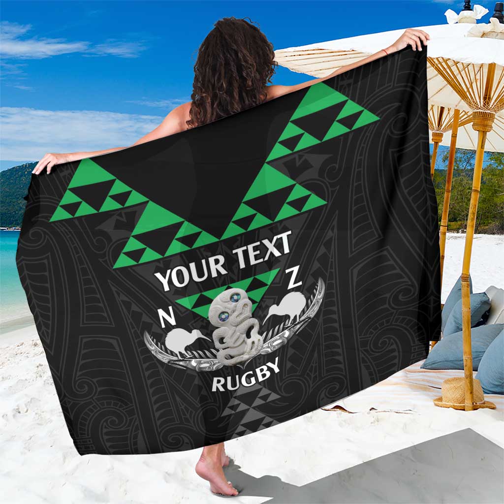 Personalised Aotearoa Rugby Sarong New Zealand Maori Kete Matauranga Pattern - Vibe Hoodie Shop