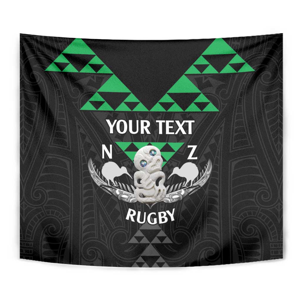 Personalised Aotearoa Rugby Tapestry New Zealand Maori Kete Matauranga Pattern - Vibe Hoodie Shop