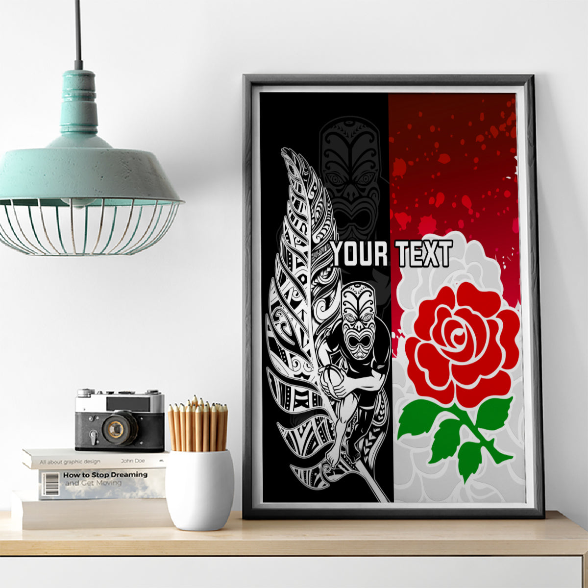 custom-new-zealand-and-england-rugby-canvas-wall-art-2023-world-cup-all-black-combine-red-roses