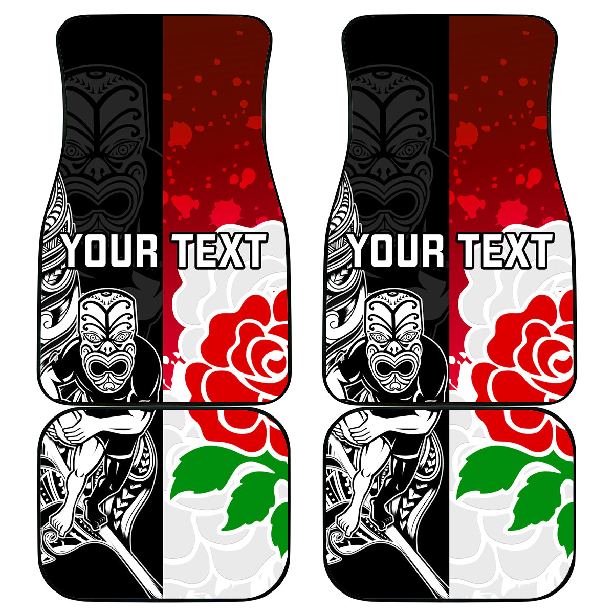 custom-new-zealand-and-england-rugby-car-mats-2023-world-cup-all-black-combine-red-roses