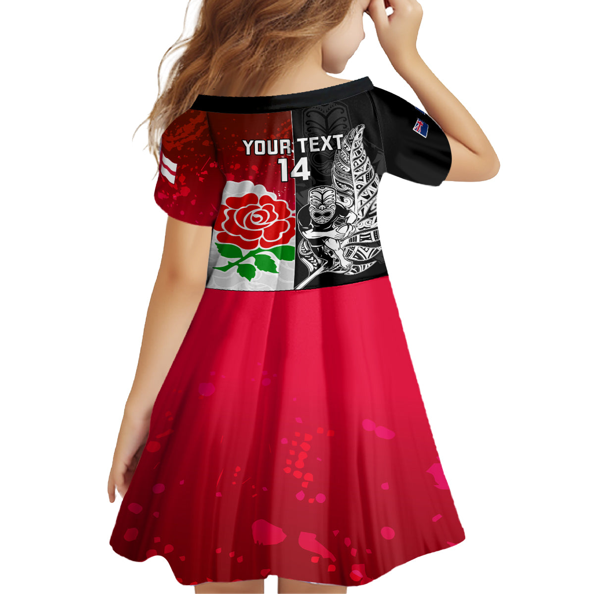 custom-new-zealand-and-england-rugby-family-matching-off-shoulder-long-sleeve-dress-and-hawaiian-shirt-2023-world-cup-all-black-combine-red-roses