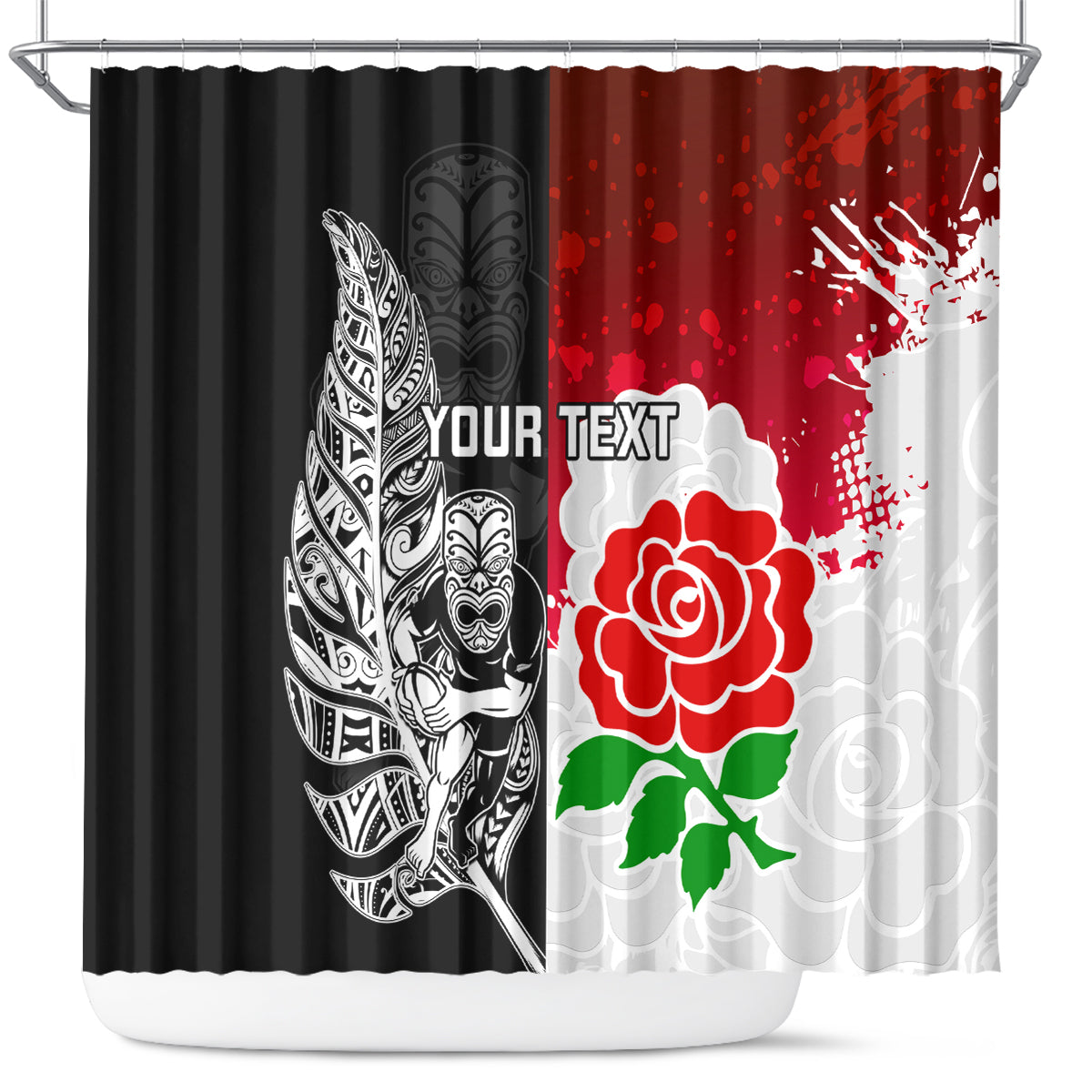 custom-new-zealand-and-england-rugby-shower-curtain-2023-world-cup-all-black-combine-red-roses