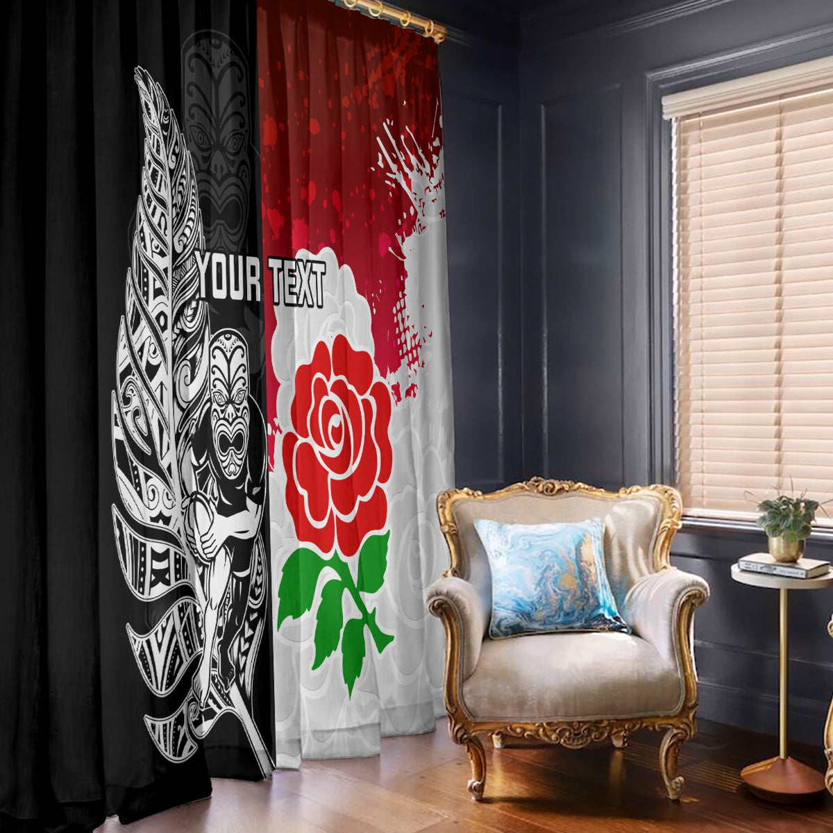 custom-new-zealand-and-england-rugby-window-curtain-2023-world-cup-all-black-combine-red-roses