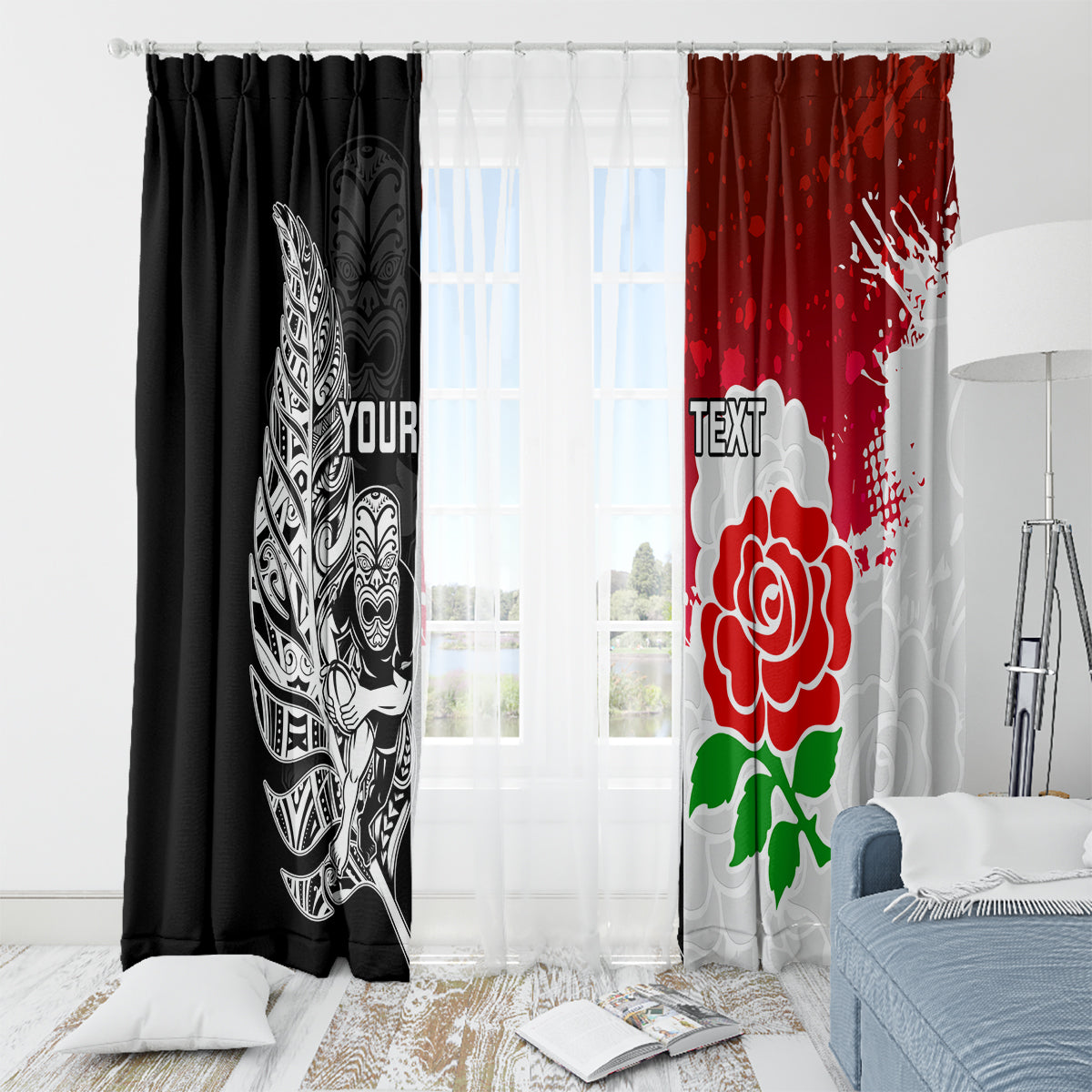 custom-new-zealand-and-england-rugby-window-curtain-2023-world-cup-all-black-combine-red-roses