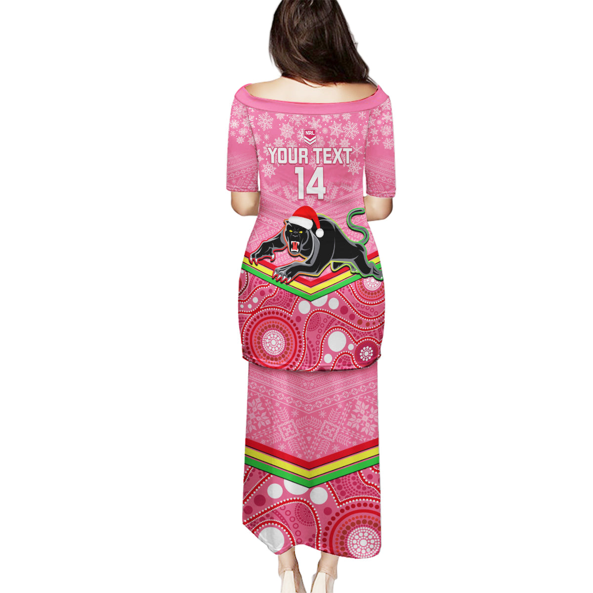 custom-panthers-rugby-christmas-family-matching-puletasi-dress-and-hawaiian-shirt-merry-xmas-2023-mix-aboriginal-art-pink-version