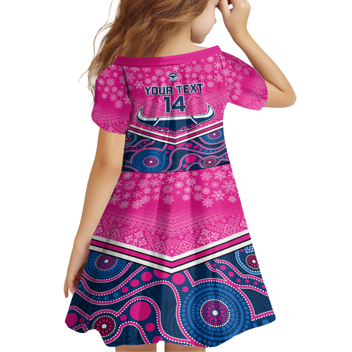 custom-cowboys-rugby-christmas-family-matching-off-shoulder-maxi-dress-and-hawaiian-shirt-merry-xmas-2023-mix-aboriginal-art-pink-version