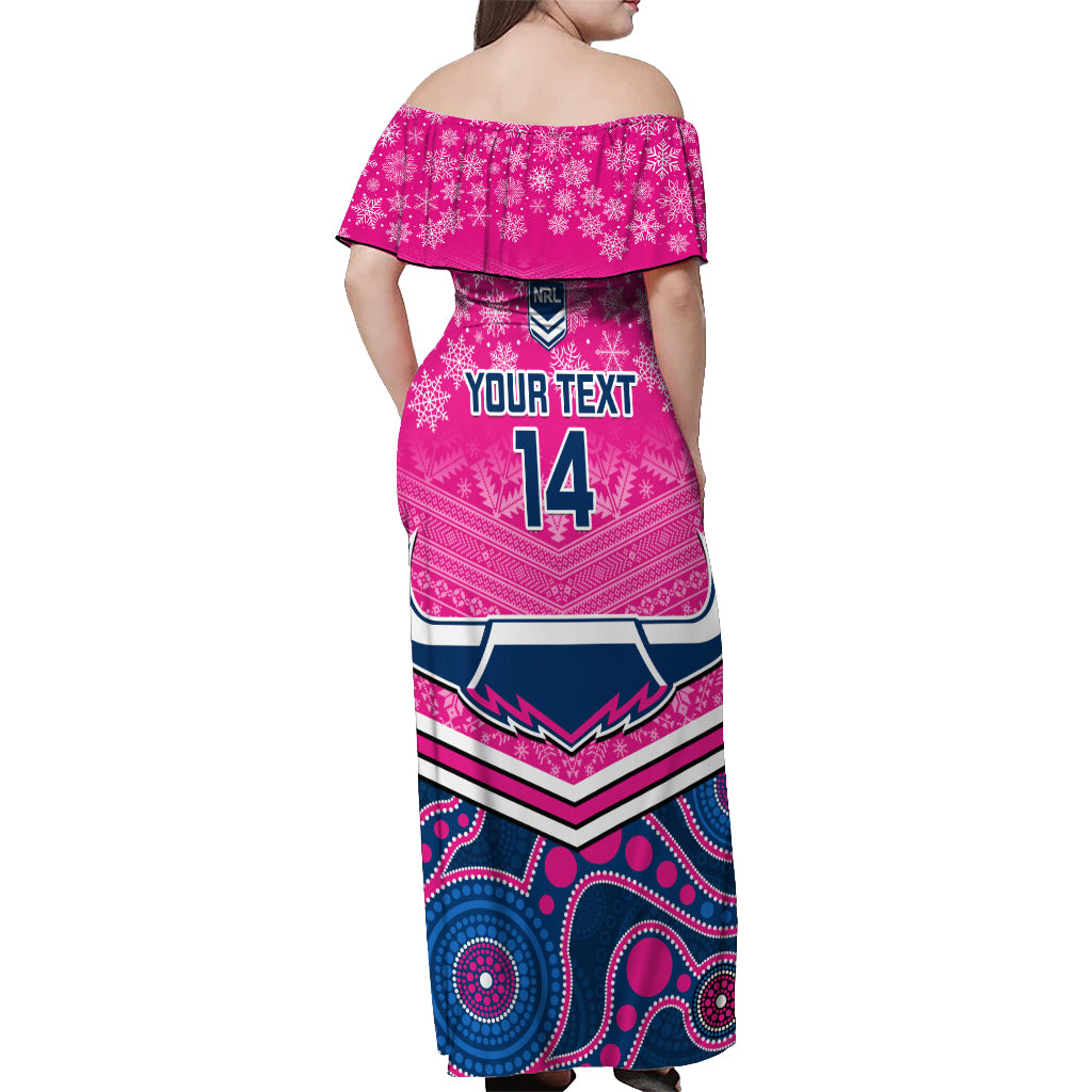 custom-cowboys-rugby-christmas-off-shoulder-maxi-dress-merry-xmas-2023-mix-aboriginal-art-pink-version