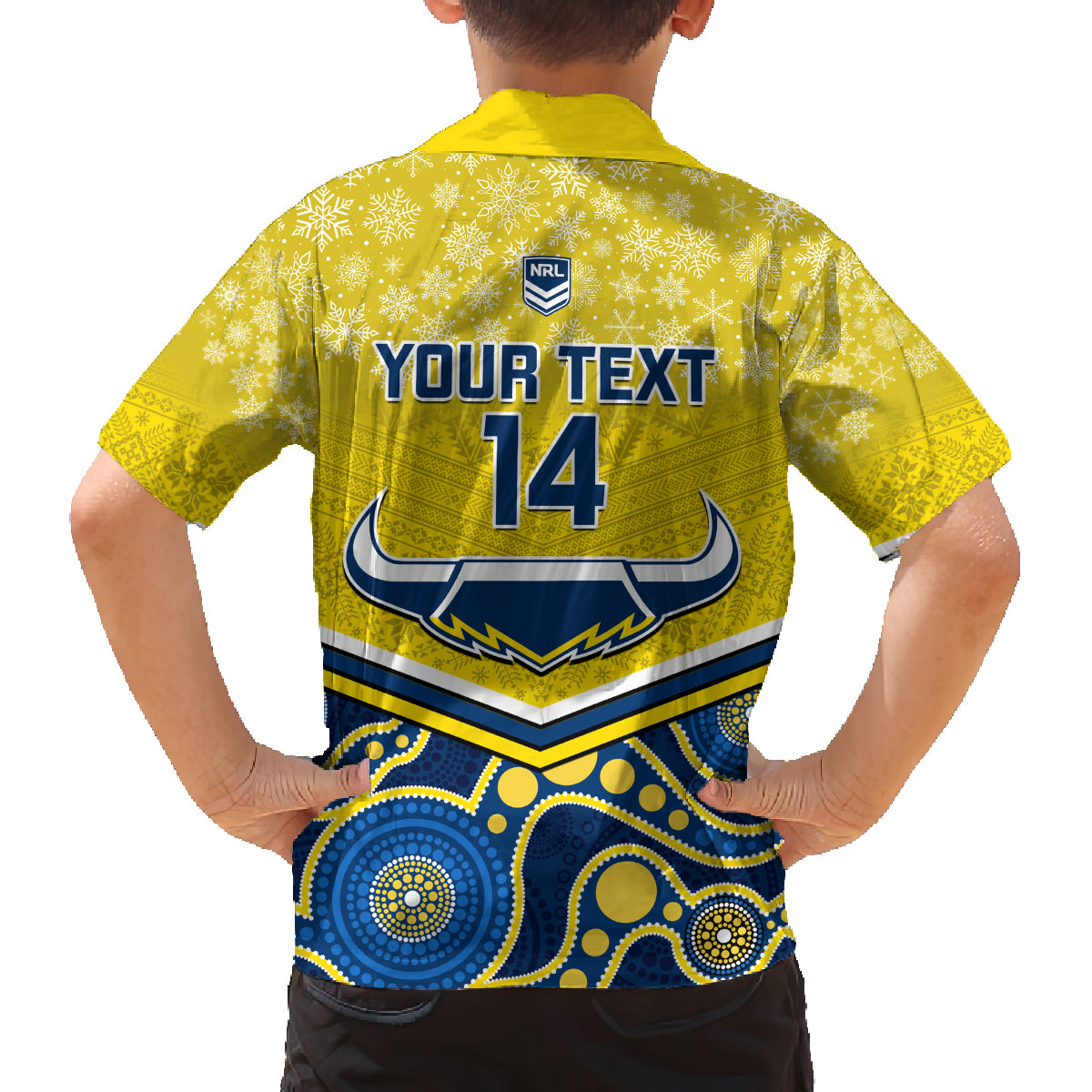 custom-cowboys-rugby-christmas-family-matching-puletasi-dress-and-hawaiian-shirt-merry-xmas-2023-mix-aboriginal-art-blue-version