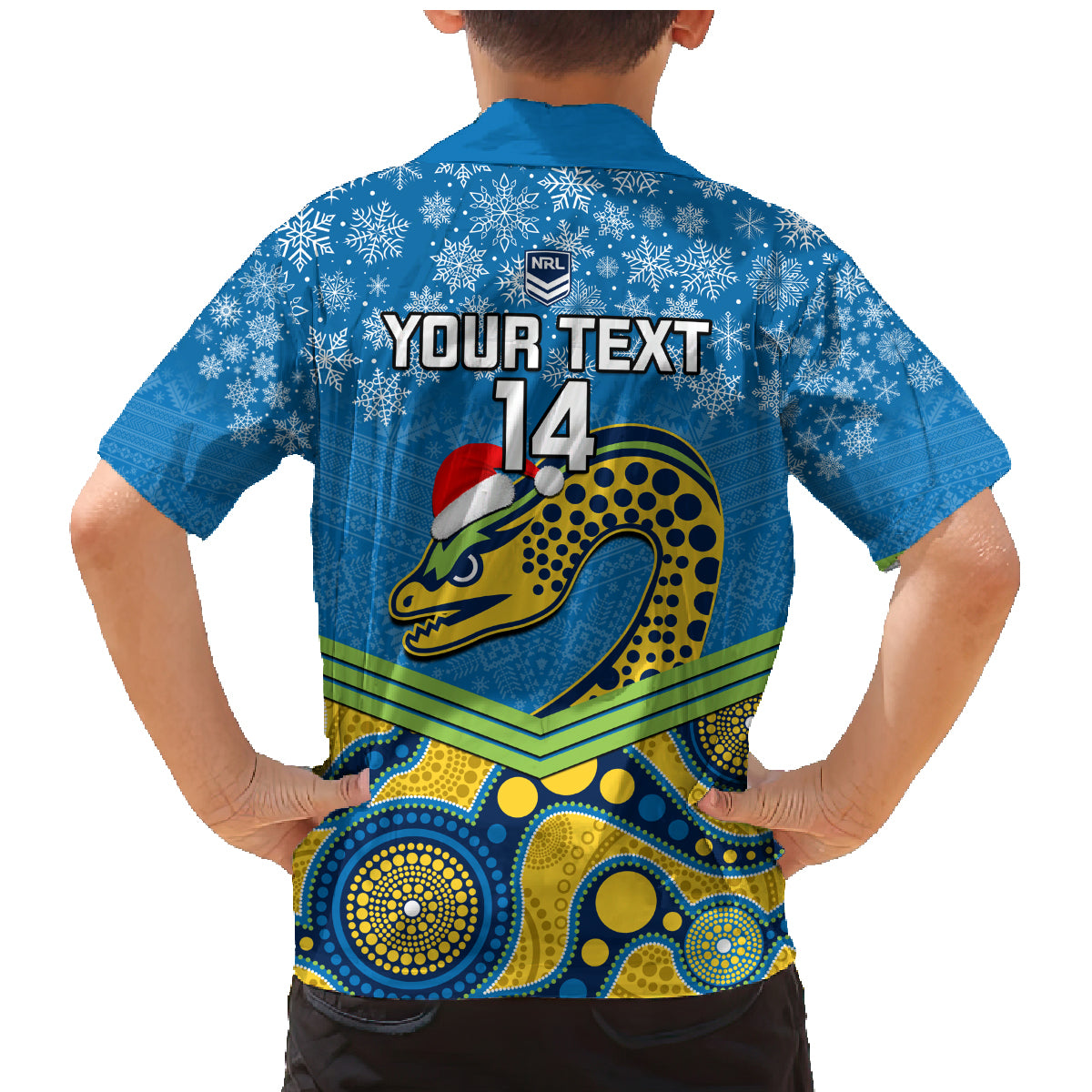 custom-parramatta-eels-rugby-christmas-family-matching-mermaid-dress-and-hawaiian-shirt-merry-xmas-2023-mix-aboriginal-art