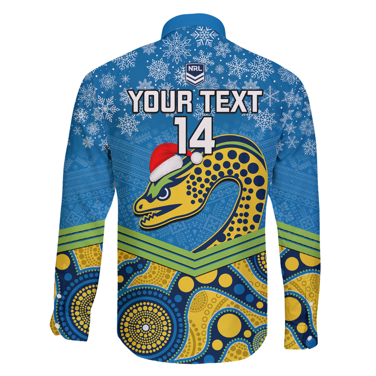 custom-parramatta-eels-rugby-christmas-family-matching-mermaid-dress-and-hawaiian-shirt-merry-xmas-2023-mix-aboriginal-art