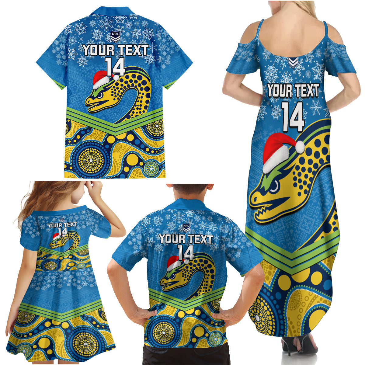 custom-parramatta-eels-rugby-christmas-family-matching-summer-maxi-dress-and-hawaiian-shirt-merry-xmas-2023-mix-aboriginal-art
