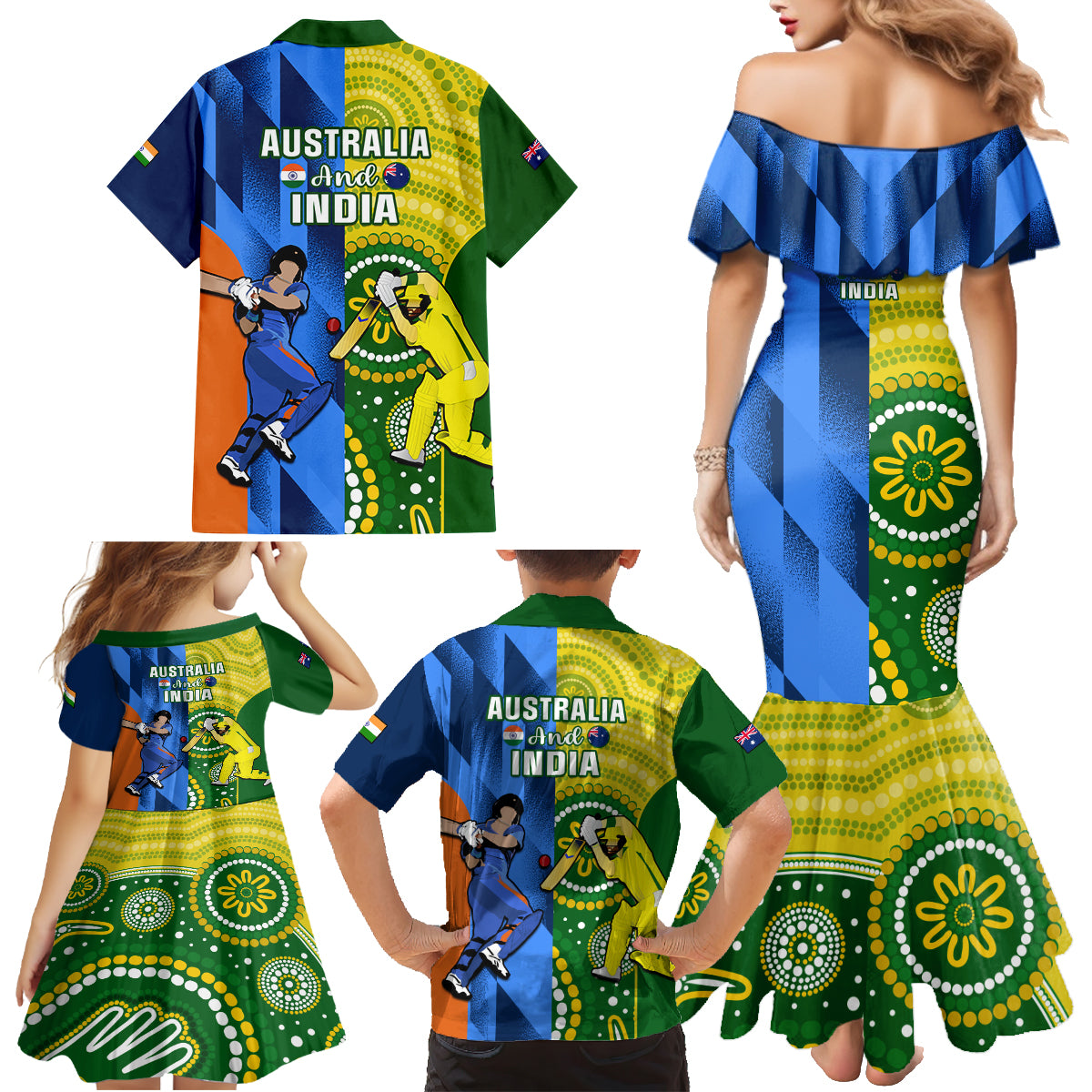 australia-and-india-cricket-family-matching-mermaid-dress-and-hawaiian-shirt-2023-world-cup-final-together