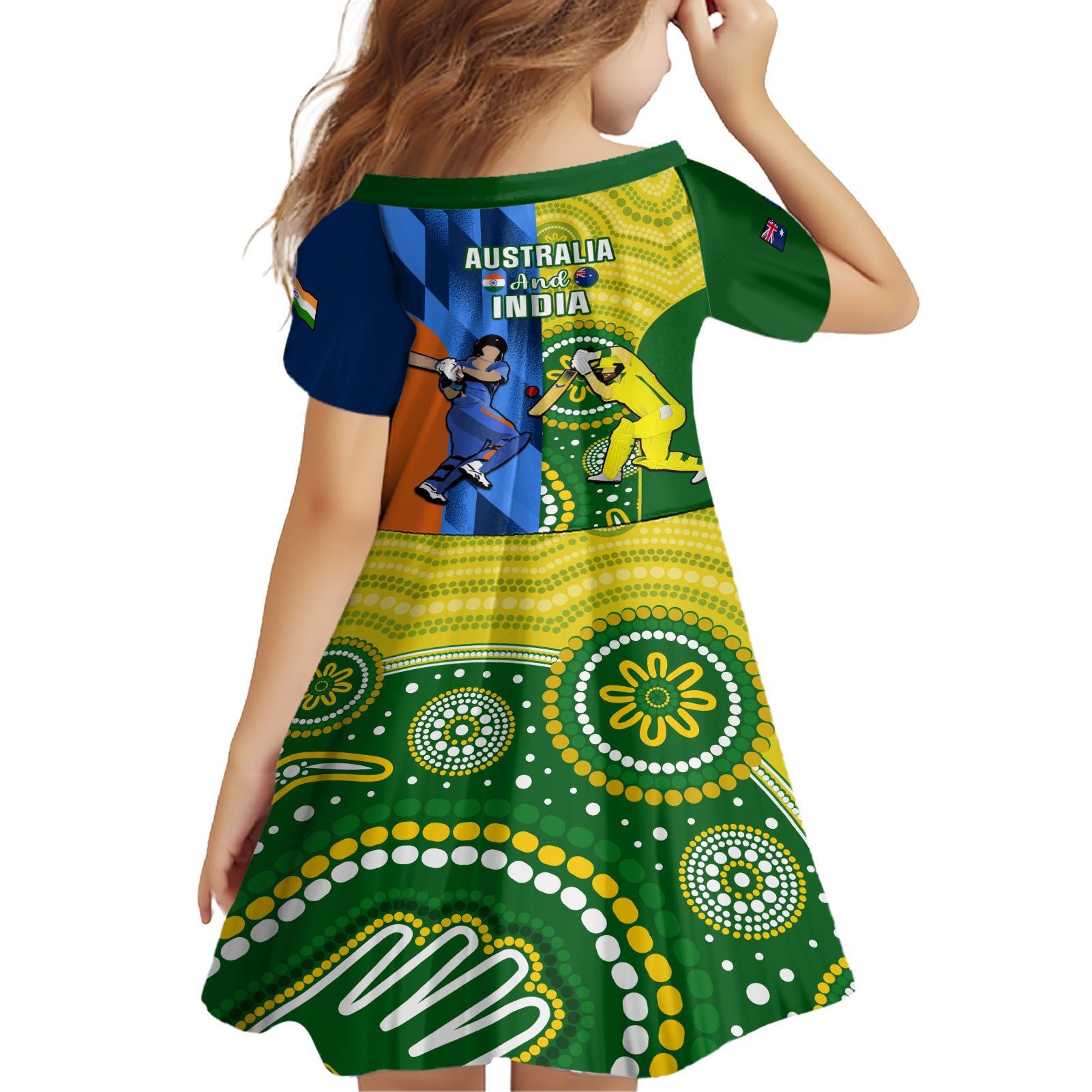 australia-and-india-cricket-family-matching-short-sleeve-bodycon-dress-and-hawaiian-shirt-2023-world-cup-final-together