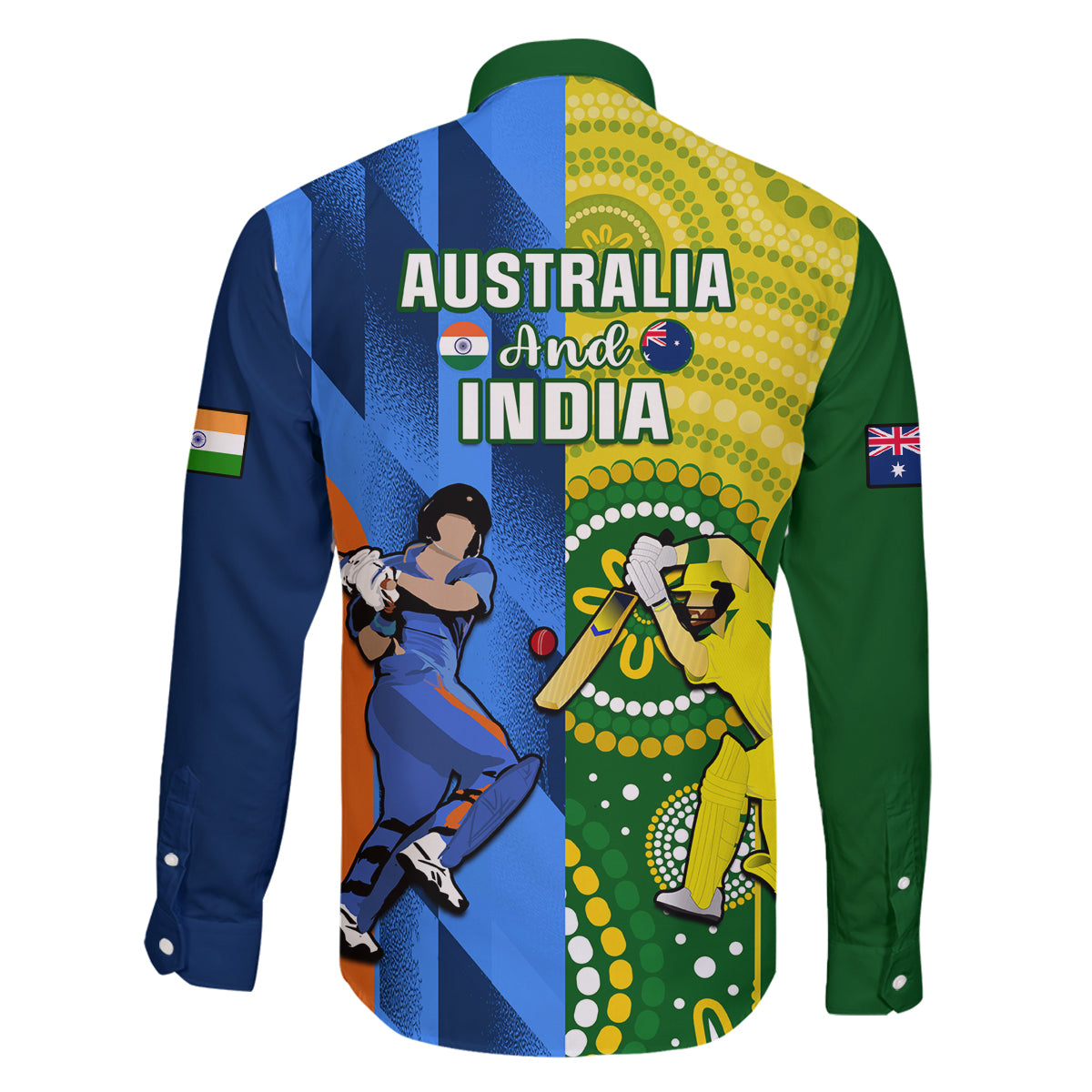 australia-and-india-cricket-family-matching-summer-maxi-dress-and-hawaiian-shirt-2023-world-cup-final-together