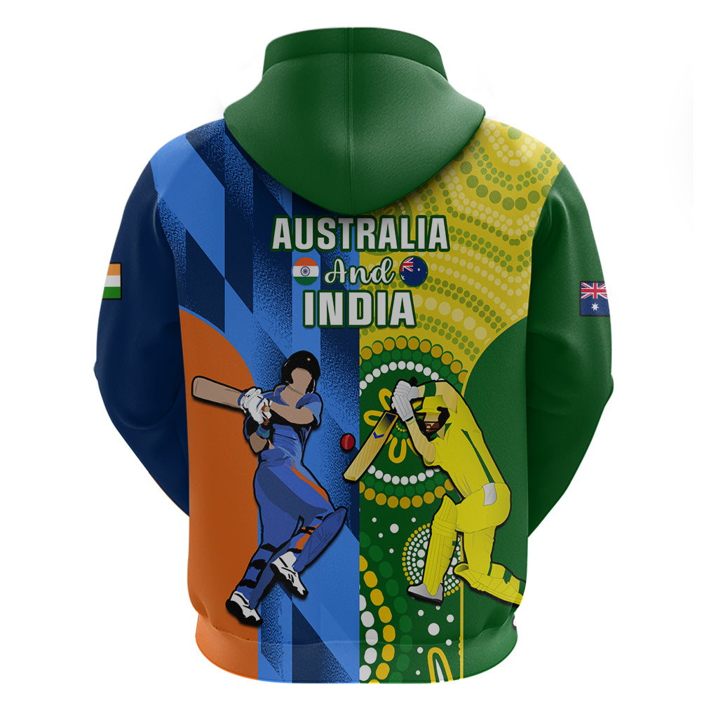 Australia And India Cricket Hoodie 2023 World Cup Final Together - Vibe Hoodie Shop