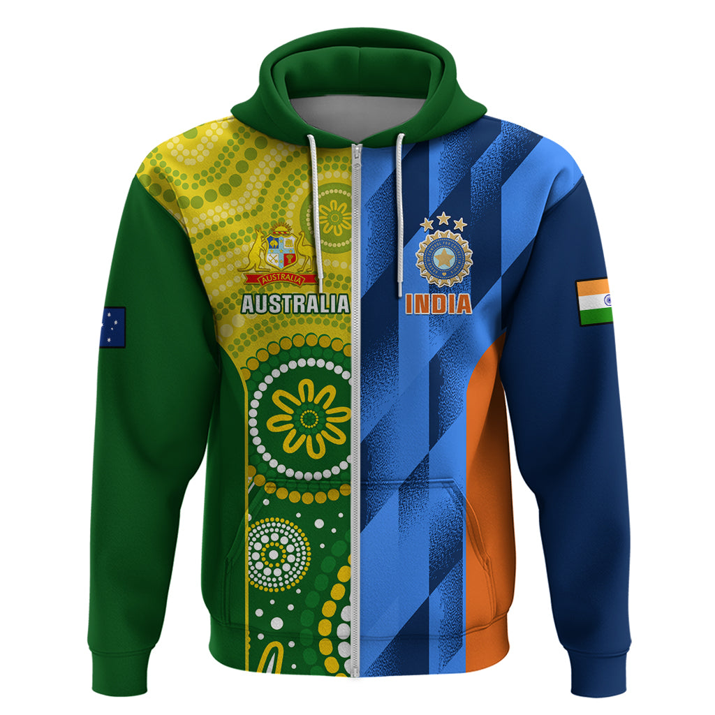 Australia And India Cricket Hoodie 2023 World Cup Final Together - Vibe Hoodie Shop