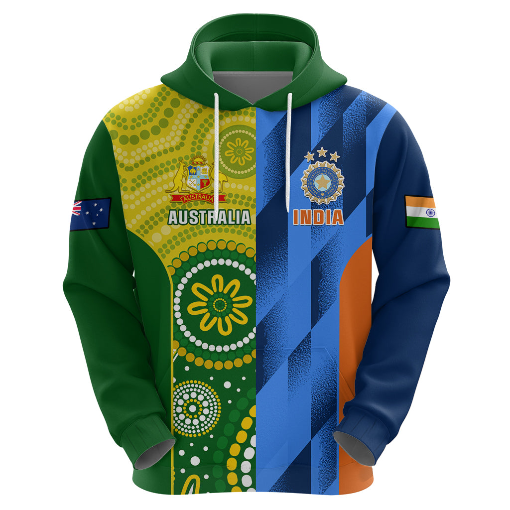 Australia And India Cricket Hoodie 2023 World Cup Final Together - Vibe Hoodie Shop