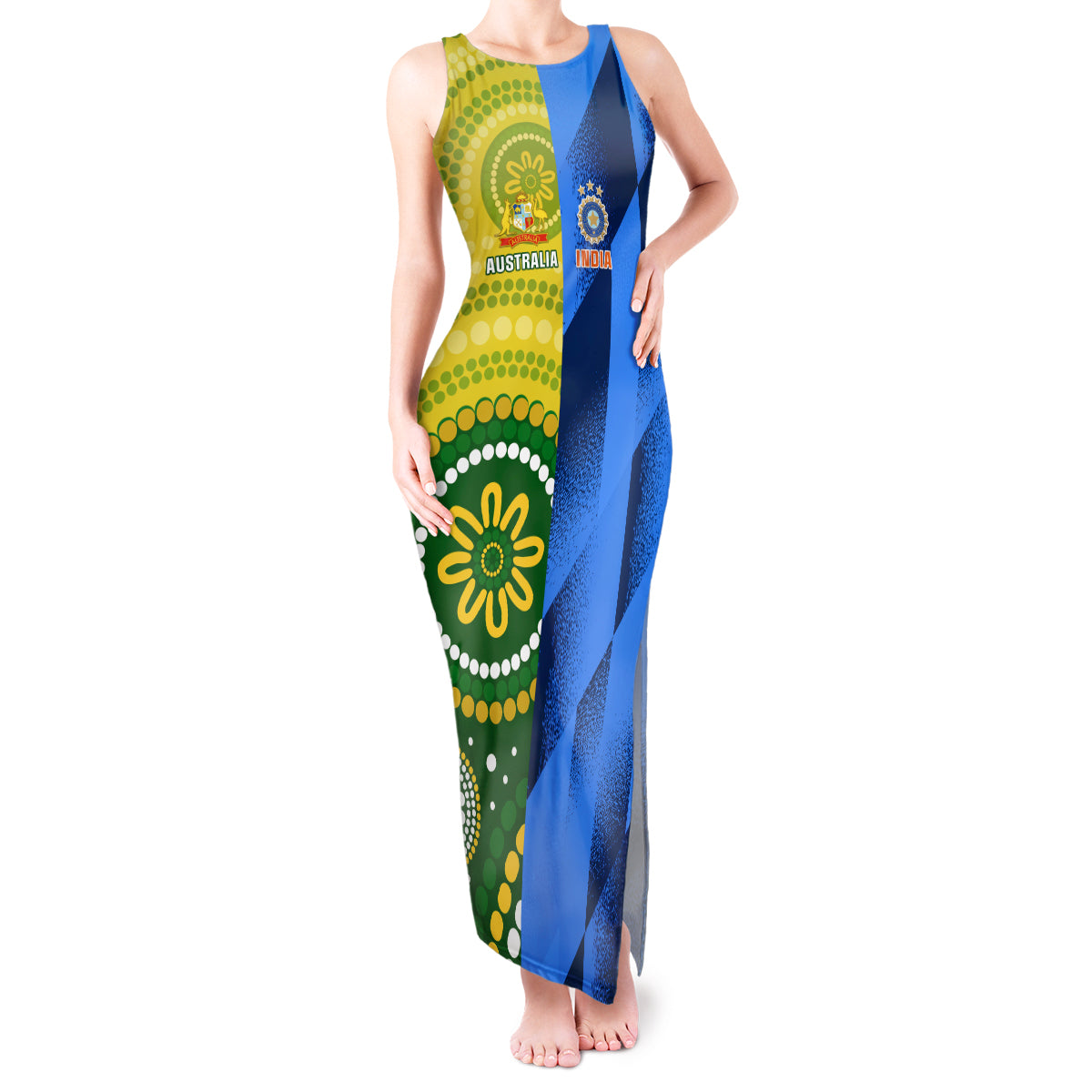 australia-and-india-cricket-tank-maxi-dress-2023-world-cup-final-together