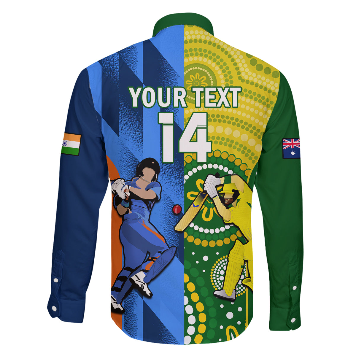 custom-australia-and-india-cricket-family-matching-long-sleeve-bodycon-dress-and-hawaiian-shirt-2023-world-cup-final-together