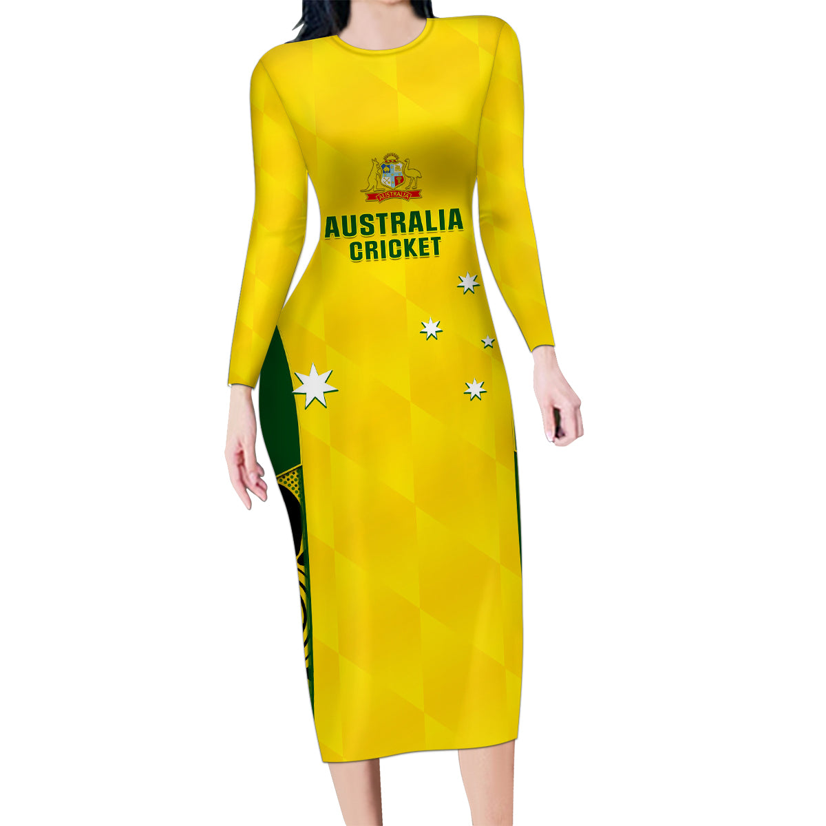 australia-cricket-family-matching-long-sleeve-bodycon-dress-and-hawaiian-shirt-world-cup-go-champions-2023-indigenous