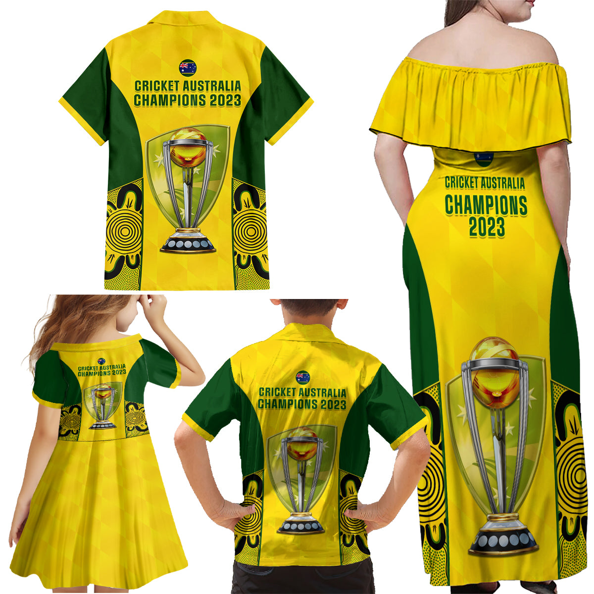 australia-cricket-family-matching-off-shoulder-maxi-dress-and-hawaiian-shirt-world-cup-go-champions-2023-indigenous