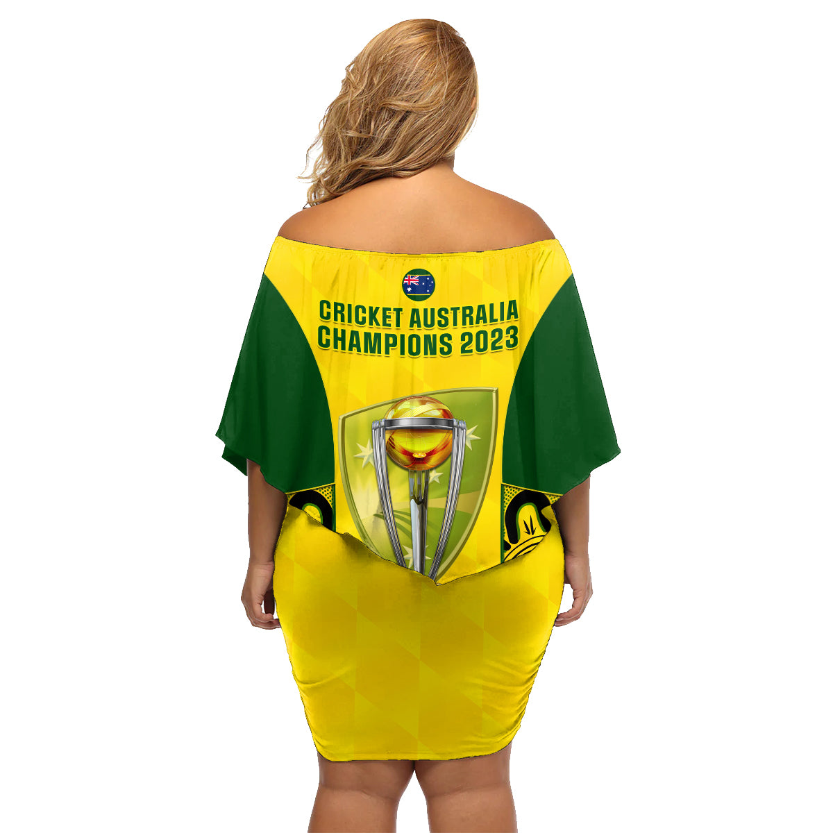 australia-cricket-family-matching-off-shoulder-short-dress-and-hawaiian-shirt-world-cup-go-champions-2023-indigenous