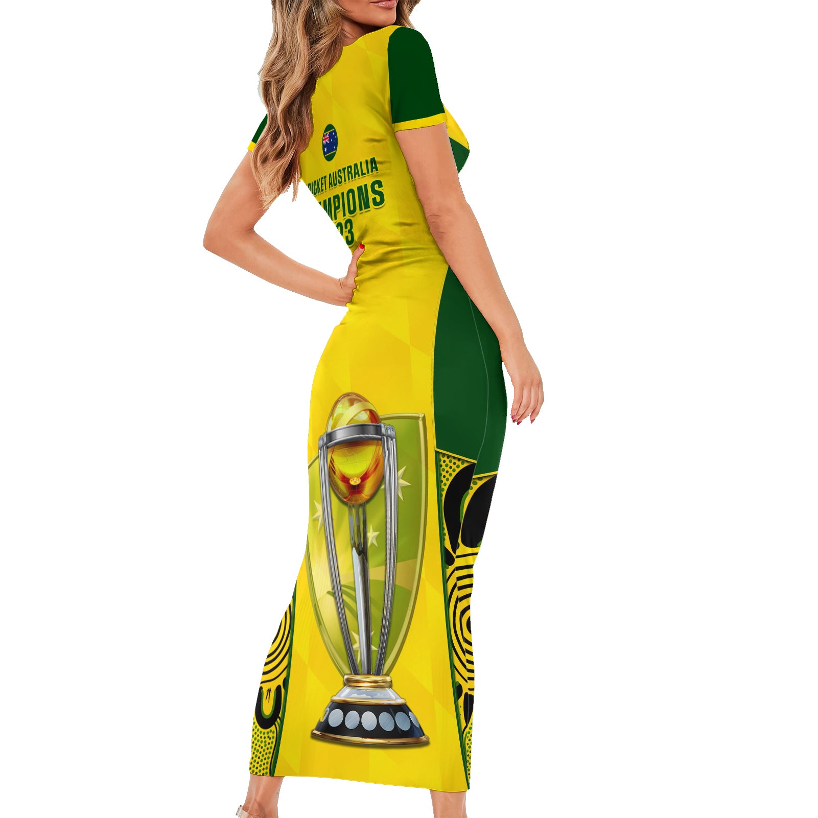 australia-cricket-family-matching-short-sleeve-bodycon-dress-and-hawaiian-shirt-world-cup-go-champions-2023-indigenous