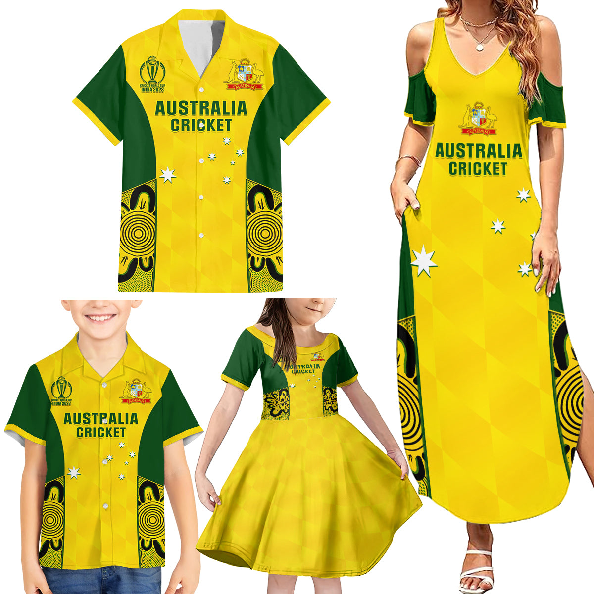 australia-cricket-family-matching-summer-maxi-dress-and-hawaiian-shirt-world-cup-go-champions-2023-indigenous