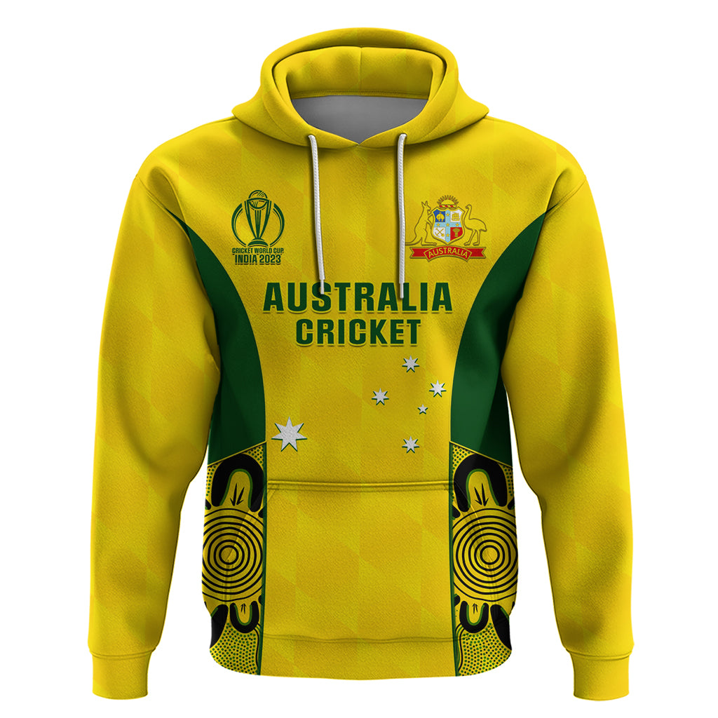 Australia Cricket Hoodie World Cup Go Champions 2023 Indigenous - Vibe Hoodie Shop