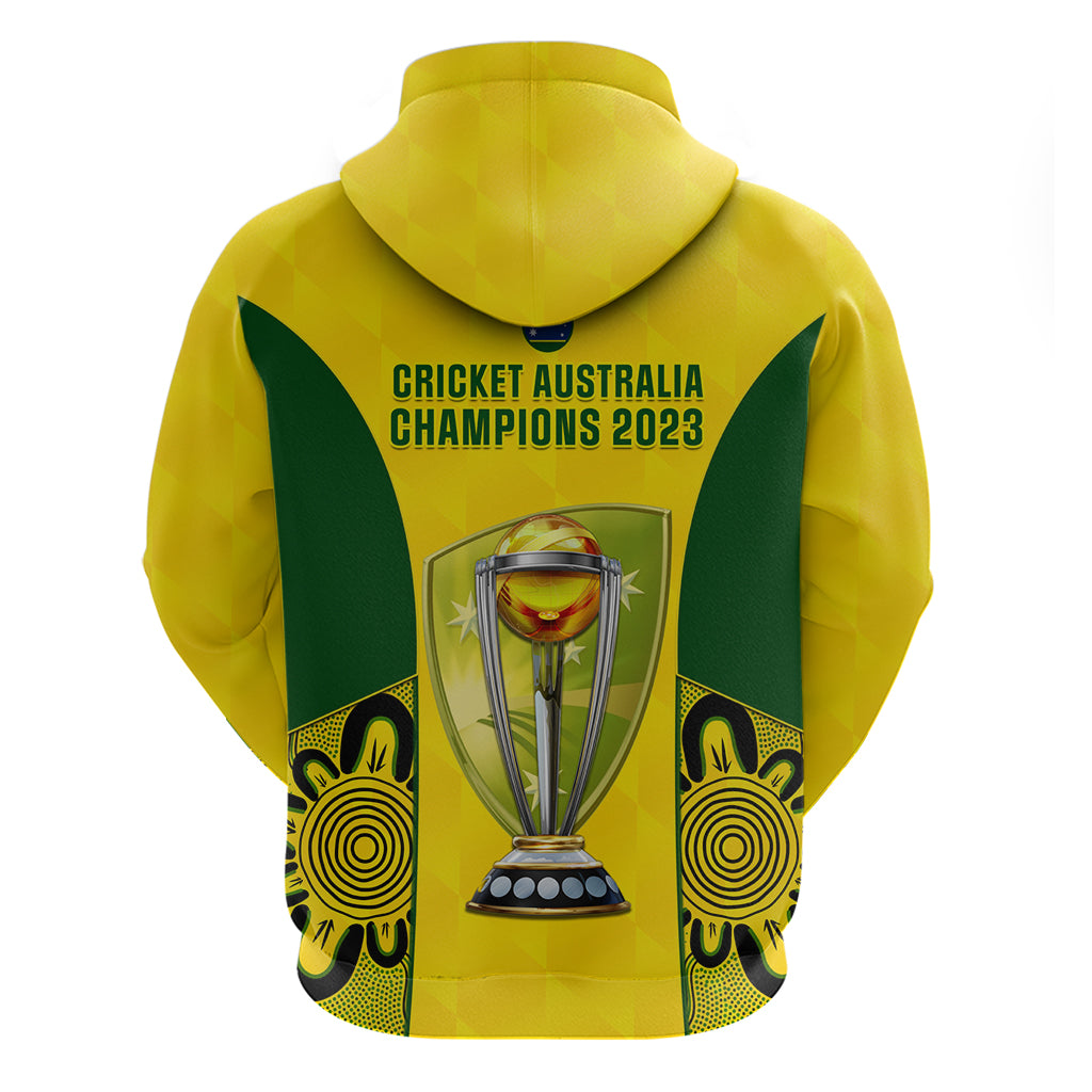 Australia Cricket Hoodie World Cup Go Champions 2023 Indigenous - Vibe Hoodie Shop