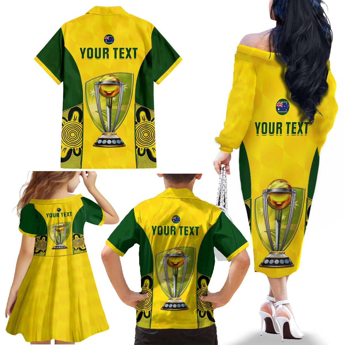 custom-australia-cricket-family-matching-off-shoulder-long-sleeve-dress-and-hawaiian-shirt-world-cup-go-champions-2023-indigenous