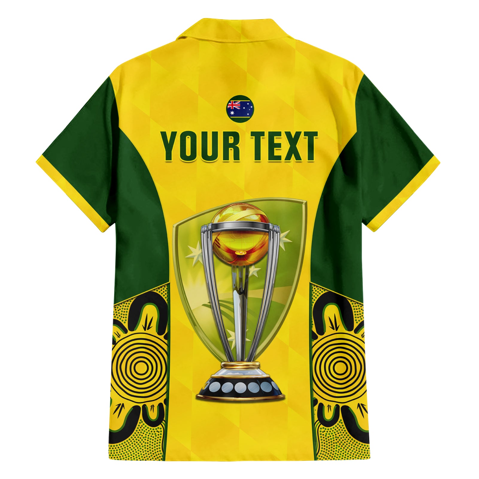 Custom Australia Cricket Hawaiian Shirt World Cup Go Champions 2023 Indigenous - Vibe Hoodie Shop