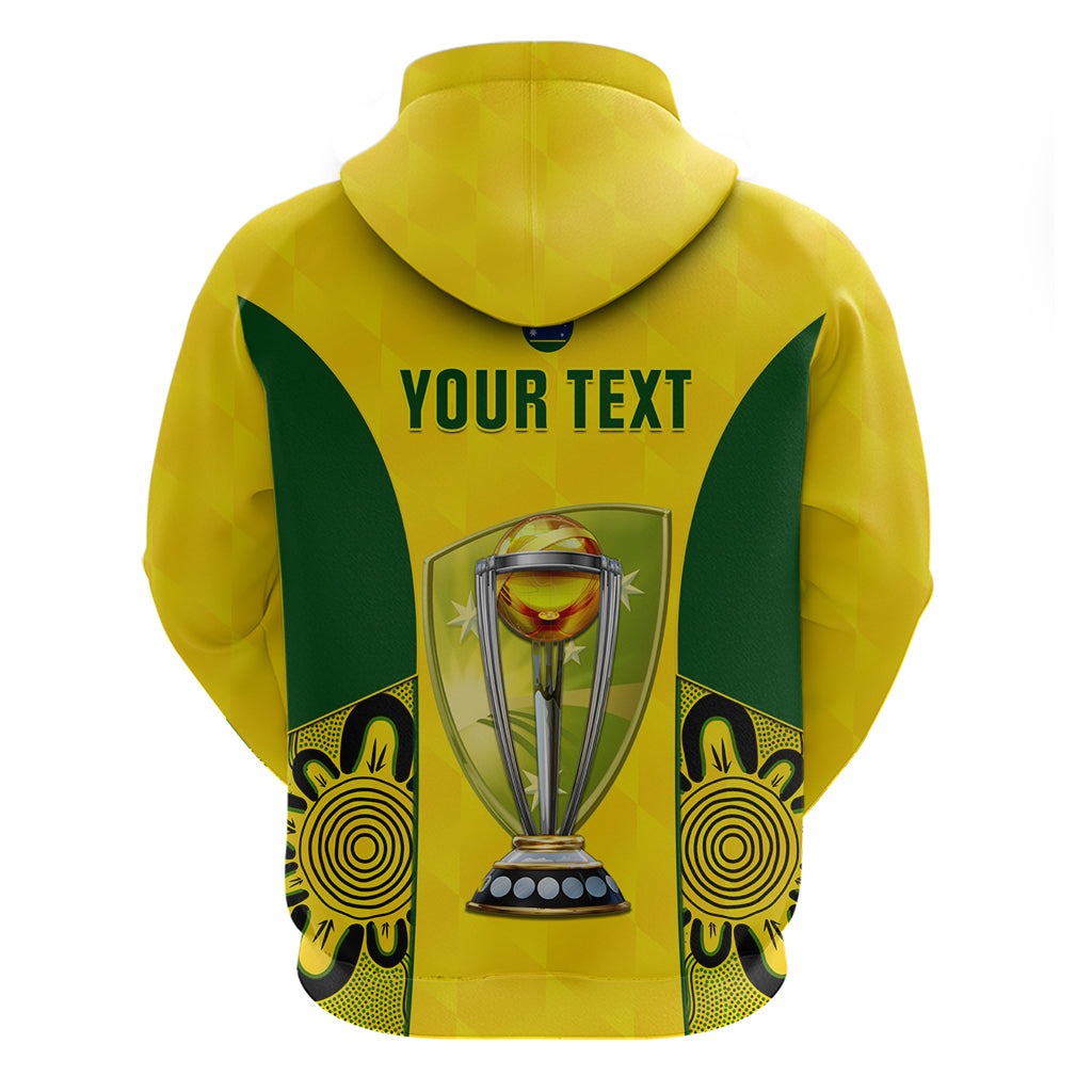 Custom Australia Cricket Hoodie World Cup Go Champions 2023 Indigenous - Vibe Hoodie Shop