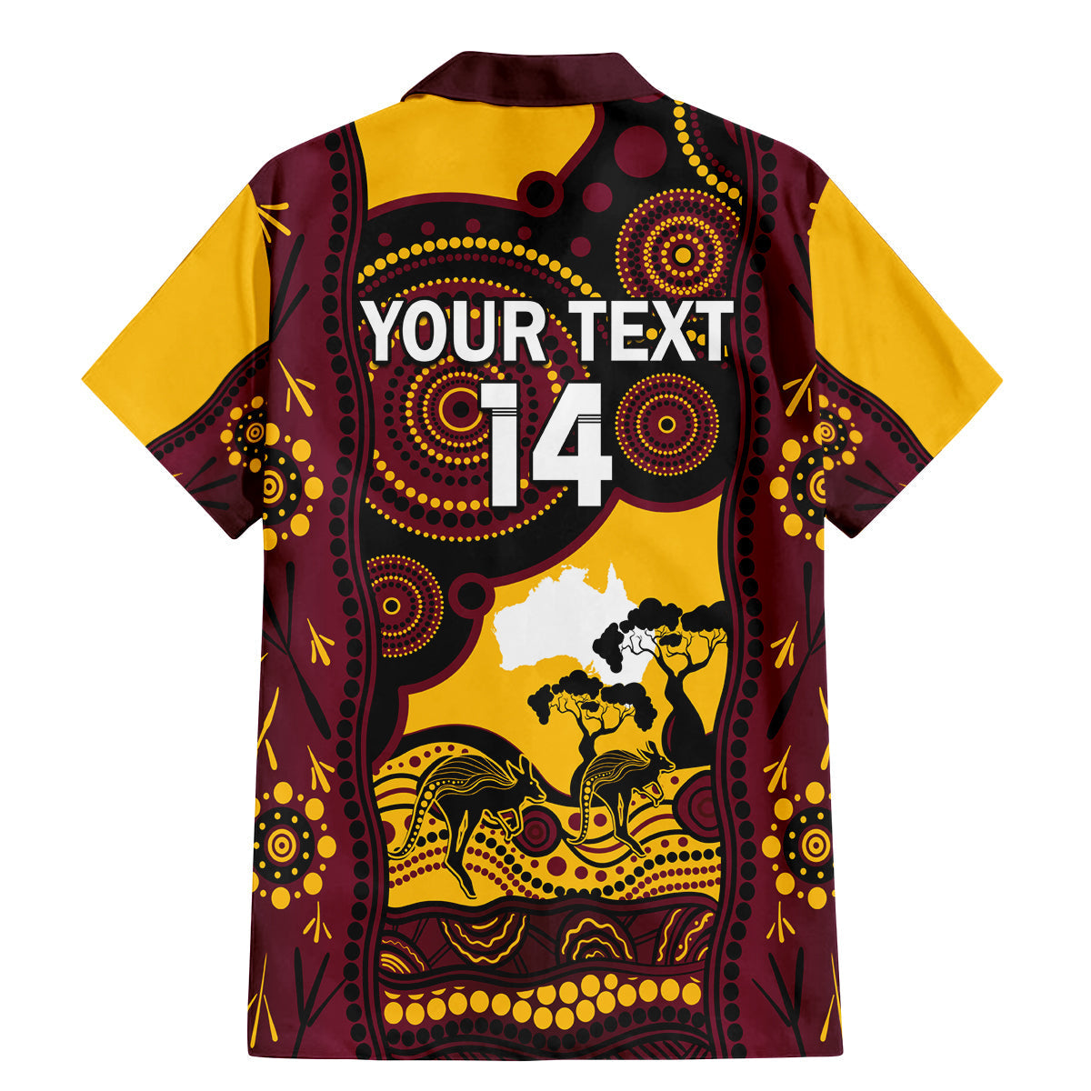 Custom Australia Day Brisbane Broncos Family Matching Mermaid Dress and Hawaiian Shirt NRL 2024 Australian Map Proud