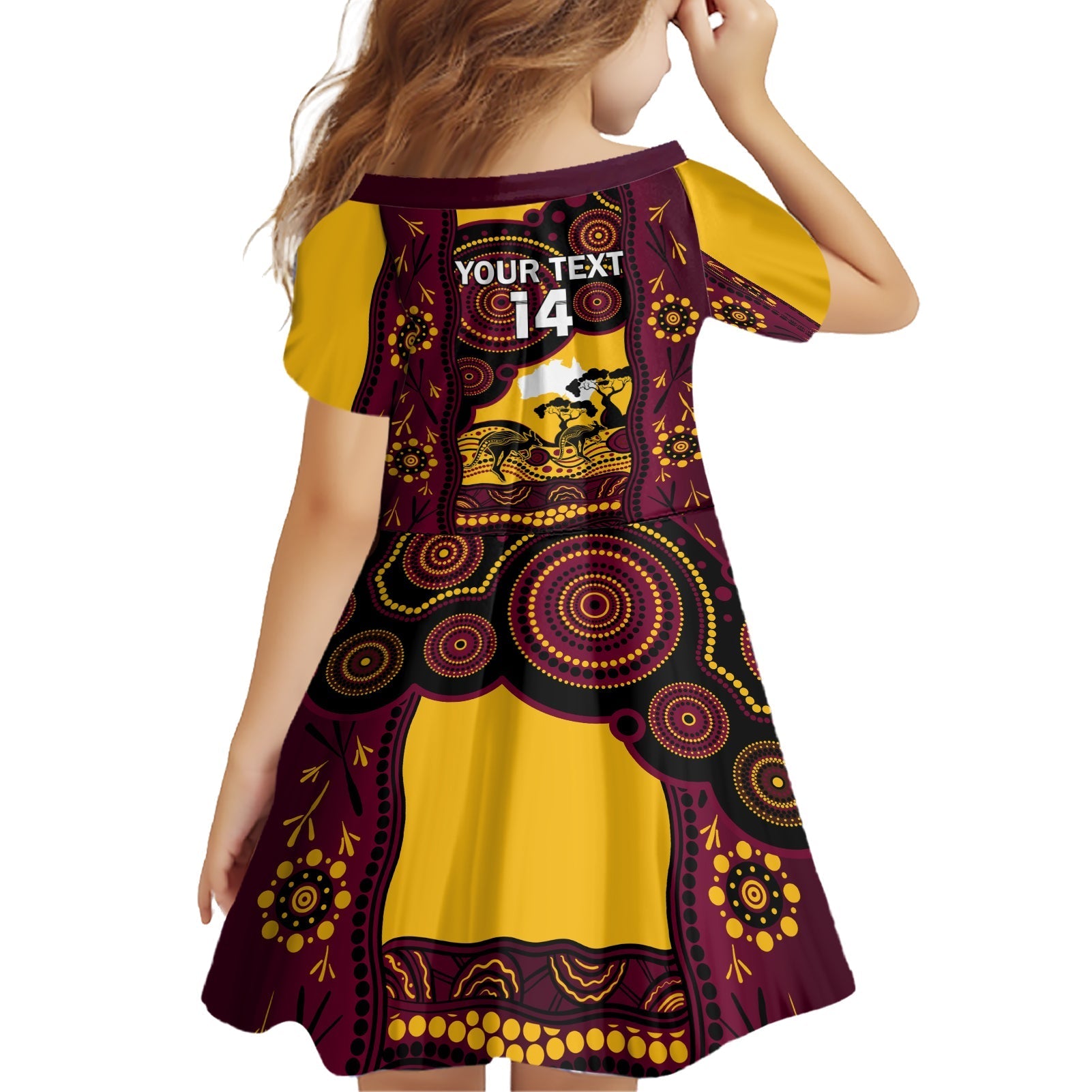 Custom Australia Day Brisbane Broncos Family Matching Short Sleeve Bodycon Dress and Hawaiian Shirt NRL 2024 Australian Map Proud