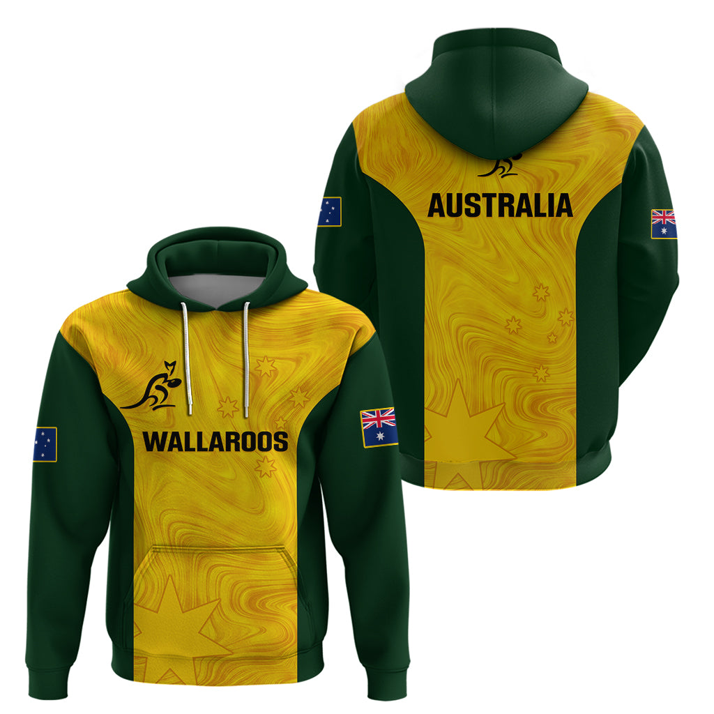 Australia Rugby Hoodie Go Wallaroos Pacific Simple Version 2023 - Vibe Hoodie Shop